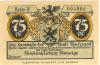 Belgard (heute PL-Bialogard) - Sparkasse der Stadt - -- - 75 Pfennig 