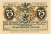 Belgard (heute PL-Bialogard) - Sparkasse der Stadt - -- - 75 Pfennig 