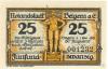 Belgern - Stadt - 1.11.1921 - 25 Pfennig 