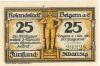 Belgern - Stadt - 1.11.1921 - 25 Pfennig 