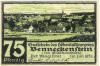 Benneckenstein (heute: Oberharz) - Stadt - Juli 1921 - 75 Pfennig 