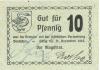 Bentschen (heute: PL-Zbaszyn) - Stadt - - 31.12.1918 - 10 Pfennig