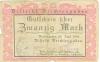 Berchtesgaden - Distrikt - 29.4.1919 - 1.8.1919 - 20 Mark