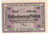 Berga - Stadt -22.6.1920 - 31.12.1922 - 25 Pfennig 