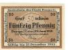 Berga - Stadt -22.6.1920 - 31.12.1922 - 50 Pfennig 