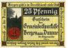 Bergen - Gemeinde(-Sparkasse) - - 31.12.1922 - 25 Pfennig 