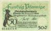 Berlin - Stadt - 30.1.1920 - 31.12.1920 - 50 Pfennig 