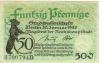 Berlin - Stadt - 30.1.1920 - 31.12.1920 - 50 Pfennig 