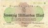 Berlin - Stadt - 24.10.1923 - 20 Milliarden Mark 