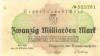 Berlin - Stadt - 24.10.1923 - 20 Milliarden Mark 