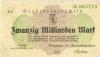 Berlin - Stadt - 24.10.1923 - 20 Milliarden Mark 