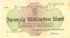 Berlin - Stadt - 24.10.1923 - 20 Milliarden Mark 