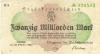 Berlin - Stadt - 24.10.1923 - 20 Milliarden Mark 