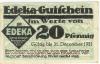 Berlin - Einkaufsgenossenschaft der Kolonialwarenhändler eGmbH (Edeka) - 31.12.1921 - 20 Pfennig
