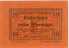 Berneck - Stadt - Januar 1917 - 10 Pfennig 