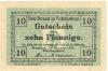 Berneck - Stadt - Januar 1917 - 10 Pfennig 