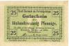 Berneck - Stadt - Januar 1917 - 25 Pfennig 