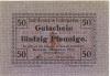 Berneck - Stadt - Januar 1917 - 50 Pfennig 