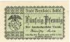 Bernstadt (heute: PL-Bierutow) - Kaufmännischer Verein - -- - 50 Pfennig