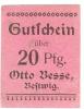 Bestwig - Besse, Otto - -- - 20 Pfennig 