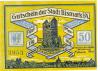 Bismark - Stadt - 1.10.1921 - 50 Pfennig 