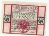 Bitterfeld - Kreis - 6.7.1920 - 25 Pfennig 