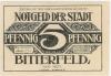 Bitterfeld - Stadt - Juni 1921 - 5 Pfennig 