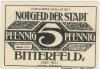 Bitterfeld - Stadt - Juni 1921 - 5 Pfennig 