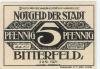 Bitterfeld - Stadt - Juni 1921 - 5 Pfennig 