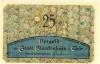Blankenhain - Stadt - 1921 - 25 Pfennig 