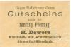 Blumenthal-Rönnebeck (heute: Bremen) - Dewers, H., Maschinen- und Armaturenfabrik - -- - 50 Pfennig