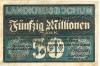 Bochum - Kreis - 15.9.1923 - 50 Millionen Mark 