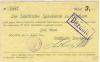 Bochum - Städtische Sparkasse - 8.8.1914 - 3 Mark 