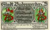 Bodenwerder - Sparkasse der Stadt - 1.1.1921 - 31.12.1922 - 75 Pfennig