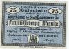 Bodenwerder - Sparkasse der Stadt - 1.5.1919 - 75 Pfennig 