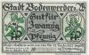 Bodenwerder - Sparkasse der Stadt - 1.11.1920 - 31.12.1922 - 20 Pfennig 