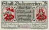 Bodenwerder - Sparkasse der Stadt - 1.11.1920 - 31.12.1922 - 25 Pfennig