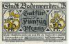 Bodenwerder - Sparkasse der Stadt - 1.11.1920 - 31.12.1922 - 50 Pfennig