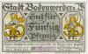 Bodenwerder - Sparkasse der Stadt - 1.11.1920 - 31.12.1922 - 50 Pfennig