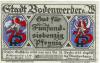 Bodenwerder - Sparkasse der Stadt - 1.11.1920 - 31.12.1922 - 75 Pfennig 