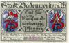 Bodenwerder - Sparkasse der Stadt - 1.11.1920 - 31.12.1922 - 75 Pfennig 