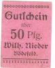 Bödefeld (heute: Schmallenberg) - Nieder, Wilhelm - -- - 50 Pfennig 