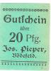 Bödefeld (heute: Schmallenberg) - Pieper, Josef - -- - 20 Pfennig 