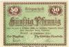 Bomst (heute: PL-Babimost) - Stadt und Städtische Sparkasse - September 1920 - 50 Pfennig 