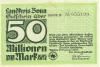 Bonn - Kreis - 25.9.1923 - 50 Millionen Mark 