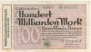 Bonn - Kreis - 15.10.1923 - 1.4.1924 - 100 Milliarden Mark 