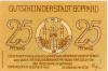 Boppard - Stadt - 31.12.1920 - 25 Pfennig 