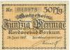 Borkum - Gemeinde - 28.6.1917 - 10 Pfennig 