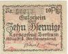 Borkum - Gemeinde - 10.6.1918 - 10 Pfennig 