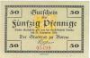 Borna - Stadt - - 31.12.1918 - 50 Pfennig 